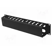 Cable organizer 2U black Standard 19  Ak-1705-B Z33287