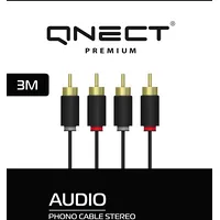 Cable Qnect 2X Rca male - male, 2.5M / 101962  201908270004 570647008783
