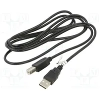 Cable Usb 2.0 A plug,USB B plug 1.8M black Core Ccs Pvc  Goobay-93596 93596