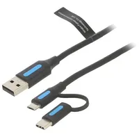 Cable Usb 2.0 A plug,USB B micro C plug 2M 3A  Cqdbh