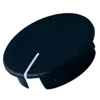Cap Abs black push-in Pointer white round A2520,A2620  A4120100