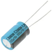Capacitor electrolytic Tht 1Mf 16Vdc Ø10X16Mm Pitch 5Mm 20  Le1C102Mg160A00Ce0