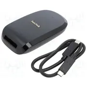 Card reader memory Usb C socket,USB plug 3.1 black  Sddr-F451-Gngen