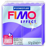 Cietējoša modelēšanas masa Fimo Effect, 57 g, caurspīdīgi violetā krāsa Translucen violet  550-00669 4006608817848