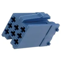 Connector housing plug mini Iso Pin 8 blue 331444,331455  331441-3