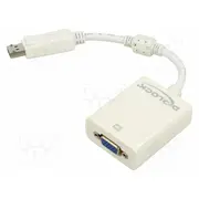 Converter D-Sub 15Pin socket,DisplayPort plug,VGA female  Delock-61766 61766