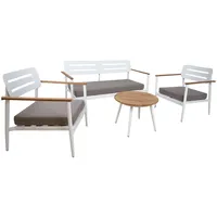 Dārza mēbeļu komplekts Firenze galds, sols, 2 krēsli  K77695 4741617106865
