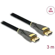 Delock Cable Displayport 1.2 male Gt 4K 60 Hz 3 mnbspPremium  82772 4043619827725