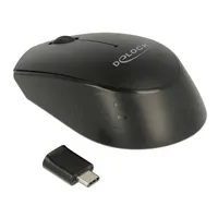 Delock Optical 3-Button mini mouse Usb Type-C 2.4 Ghz wireless  12526