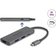 Delock Usb Type-CTrade Docking Station 8K - Hdmi / Pd 3.0 100 W  87804 4043619878048