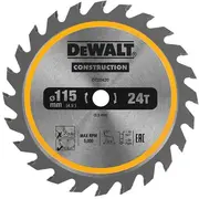 Dewalt 115Mm 24T Tct zāģa ripa  Dt20420-Qz 5054905255992