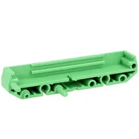 Din rail mounting bracket polyamide 77X11.25Mm Body green  Umk-Se11.25-1 2970442