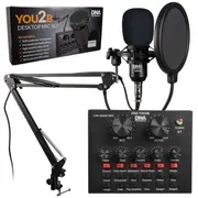 Dna You2B - podcast kit Microphone, audio interface, tripod  5908249815919 Ikldnrint0002
