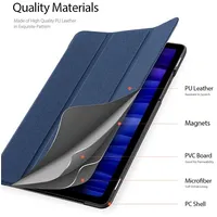 Dux Ducis Domo Maks ar statīvu un Miega gudru funkciju Samsung Galaxy Tab A7 10.4 2020 T500 / T505 Melns  Dd-Tc-T500/T505-Bk 6934913060643