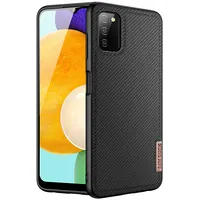 Dux Ducis Fino case covered with nylon material for Samsung Galaxy A03S black  6934913048597