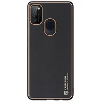 Dux Ducis Yolo elegant case made of soft Tpu and Pu leather for Samsung Galaxy M30S black  M21/M30S 6934913054215