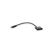 Equip 133469 audio kabelis 0,15 m Usb C 2 x 3.5Mm Melns  4015867224311