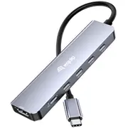 Equip Adapter Usb-C -Gt Hdmi, 4Xusb-C 4K/60Hz Usb3.2 Gen.2 sw  133499 4015867242360 547403