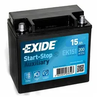 Startera akumulatoru baterija Exide Start-Stop Auxiliary Ek151 15Ah 200A Ex-Ek151 