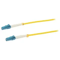 Fiber patch cord Lc/Upc,Both sides 10M Optical fiber 9/125Um  Qoltec-54328 54328
