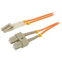 Fiber patch cord Om2 Lc/Upc,Sc/Upc 3M Optical fiber 50/125Um  Qoltec-54041 54041