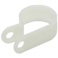 Fixing clamp Cable P-Clips Øbundle  4.8Mm polyamide natural Fix-Cc-26