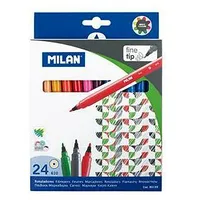 Flomāsteri 24 krāsas d2mm fine tip,  Milan Mil80159