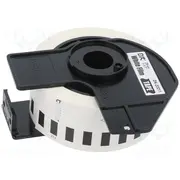 Label 29Mm 15.24M white Character colour black glued  Br-Dk22211 Dk-22211