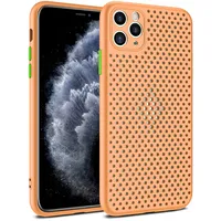 Fusion Breathe Case Silikona Aizsargapvalks Priekš Apple iPhone 12  Pro Oranžs / 4752243011195 Fsn-Br-Bc-Iph12-Or