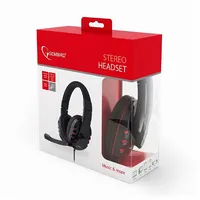 Gembird Ghs-402 headphones / headset Wired Head-Band Gaming Black  6-Ghs-402 8716309093422