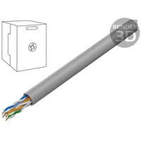 Gembird Upc-6004Se-So networking cable 304.8 m Grey  8716309025775 Siegemkab0005