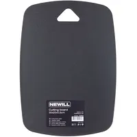 Newill Griešanas dēlītis plastmasas 35 x 25 0.5 cm melns 24222563  4744561014323
