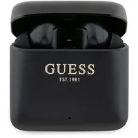 Guess headphones  słuchawki Bluetooth Gutwssu20Alegk Tws docking station stacja dokująca czarny black Printed Logo 3666339170288