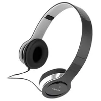 Headphones with microphone black Jack 3,5Mm 1.2M 2020000Hz  Pc-Hs0028 Hs0028