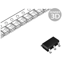 Ic power switch high-side 2.3A Ch 1 P-Channel Smd Supersot-6  Fdc6330L