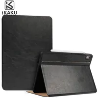 iKaku Plain Eco-Leather Moderns Planšetdatra maks ar stendu Huawei Honor 5 / Madiapad T5 10.1 Melns  Ik-Pl-Hmpt5-Bk 4752128057065