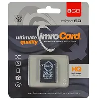 Imro memory card 8Gb microSDHC cl. 10  adapter 10/8G Adp 5902768015478 Pamimrsdg0011