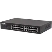 Intellinet 24-Port Gigabit Ethernet Switch, 24 x 10/100/1000 Mbit/S Rj45-Ports, Ieee 802.3Az Energy Efficient Ethernet, Desktop, 19 Rackmount, Metal  561273 0766623561273 Wlononwcrodru