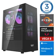 Intop Ryzen 7 5700G 16Gb 1Tb Ssd M.2 Nvme Radeon Rx Vega 8 Win11  T207411540385 T240385Wh