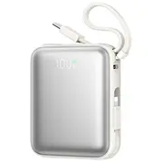 Joyroom Jr-Pbf27 10000Mah 22.5W Powerbank with Built-In Usb-C and Lightning Cables - White  6956116745110 85076000