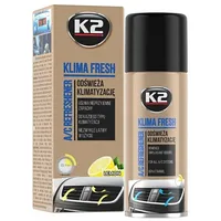 K2 efektīvs gaisa kondicionētāju un kondicionēšanas sistēmu tīrīšanas līdzeklis, citrons 150Ml  K2K222