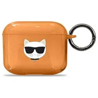 Karl Lagerfeld case for Airpods 3 Kla3Uchfo orange Choupette  3666339009304