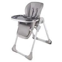 Kinderkraft bērnu barošanas krēsliņš Yummy grey 3020602-0064  5902533906284