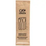 Koka galda piederumu komplekts Go Green/ 0,01Kg  1901049 4743115010491