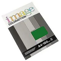 Krāsains papīrs Image C. A4/50Lap. 160G/M2 tumši zaļa krāsa  Dc6768