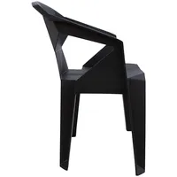Krēsls Muze 56X50,6Xh80Cm, materiāls plastmasas, krāsa melns  12037 4741243120372