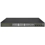 Levelone Hilbert 28-Port Gigabit Poe Smart Lite Switch, 24 Outputs, 4 x Sfp/Rj45 Combo, 802.3At/Af Poe, 380W Power Budget  Ges-2128P 4015867229231 Wlononwcrrzll