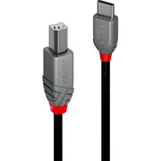 Lindy 1M Usb 2.0 Type C to B Cable, Anthra Line  36941 4002888369411 404486