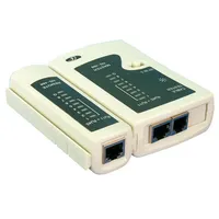Logilink Cable tester for Rj11, Rj12 and Rj45 with remote unit  Nulliwz0010 4260113564226 Wz0010
