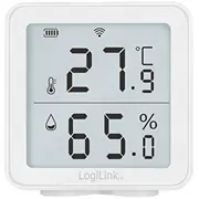 Logilink Sc0116 hygrometer/psychrometer Indoor Electronic hygrometer White  4052792065718 Wlononwcrptfo